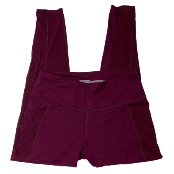 Victoria's Secret Pants - Victoria Sport Raspberry Mesh Leggings L